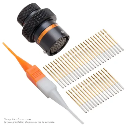 ASDD,41 WAY,INLINE,SKT,C KEY,ORANGE - ASDD112-41SC