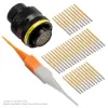 ASDD,23 WAY,PLG,SKT,A KEY,YELLOW - ASDD610-23SA