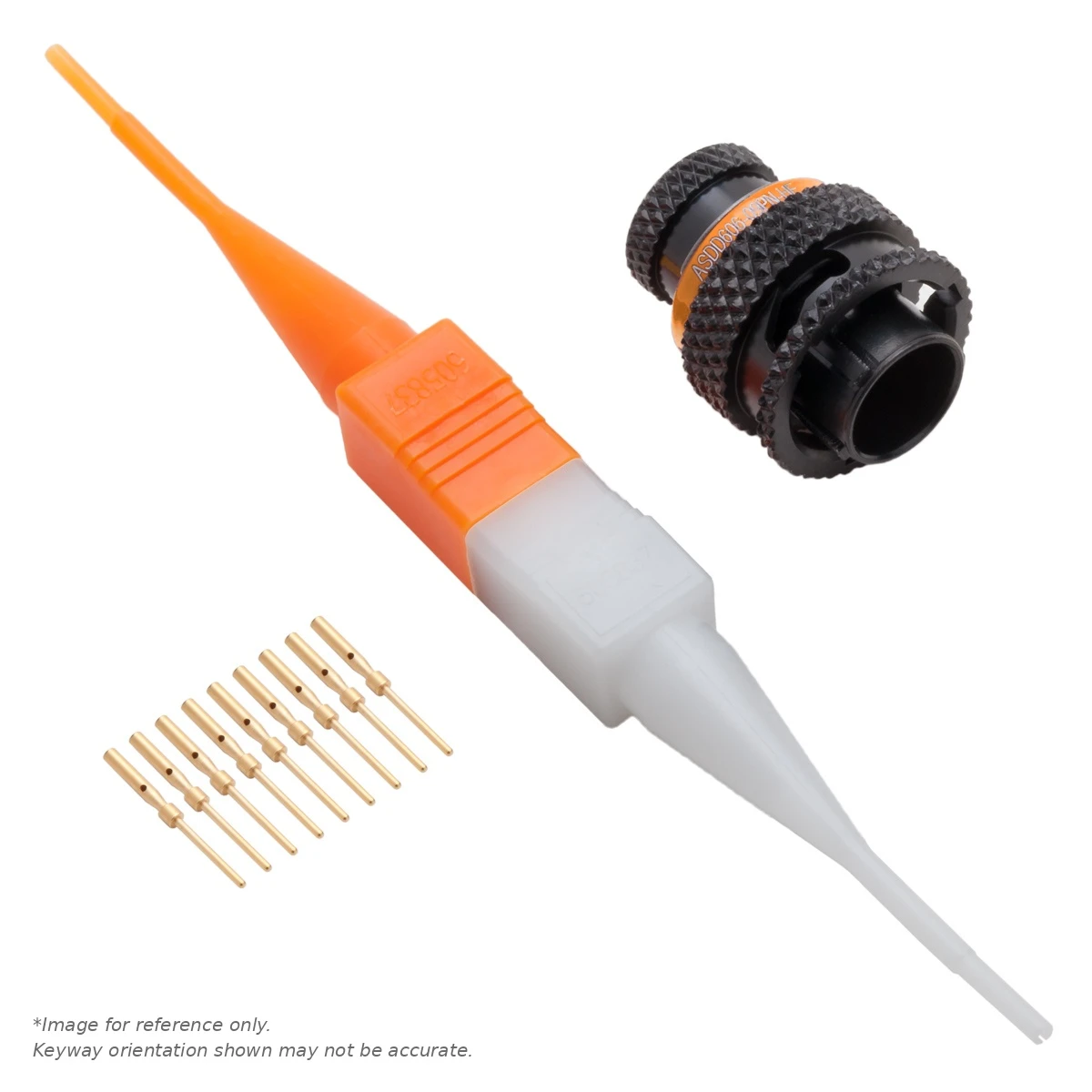 ASDD,93 WAY,PLG,PIN,C KEY,ORANGE - ASDD616-93PC
