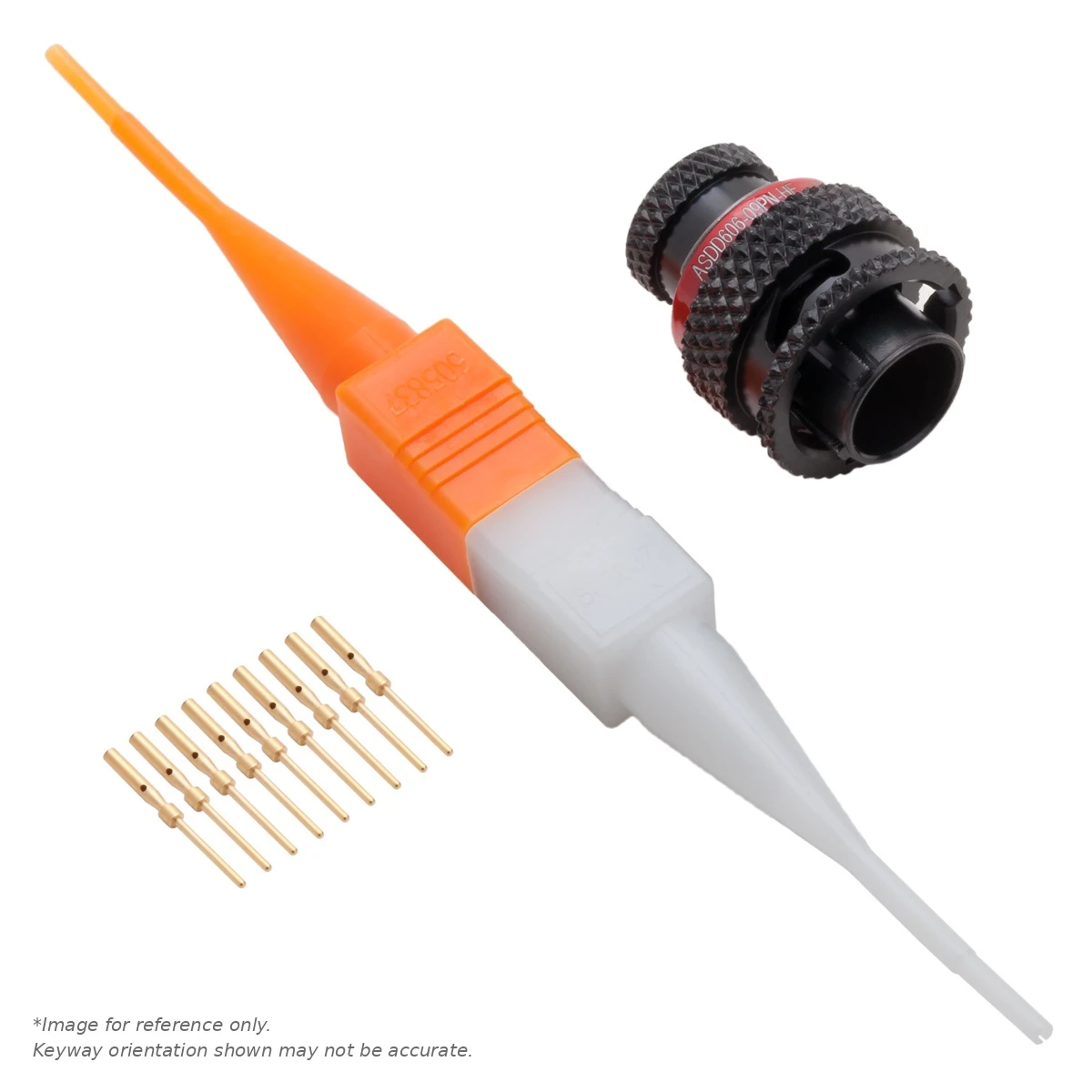 ASDD,118 WAY,PLG,PIN,N KEY,RED - ASDD618-118PN