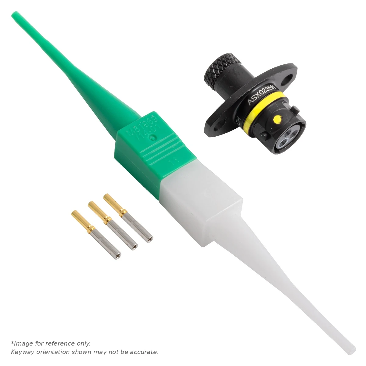 ASX,3 WAY,SKT,FLG,A KEY,YELLOW - ASX002-03SA-HE