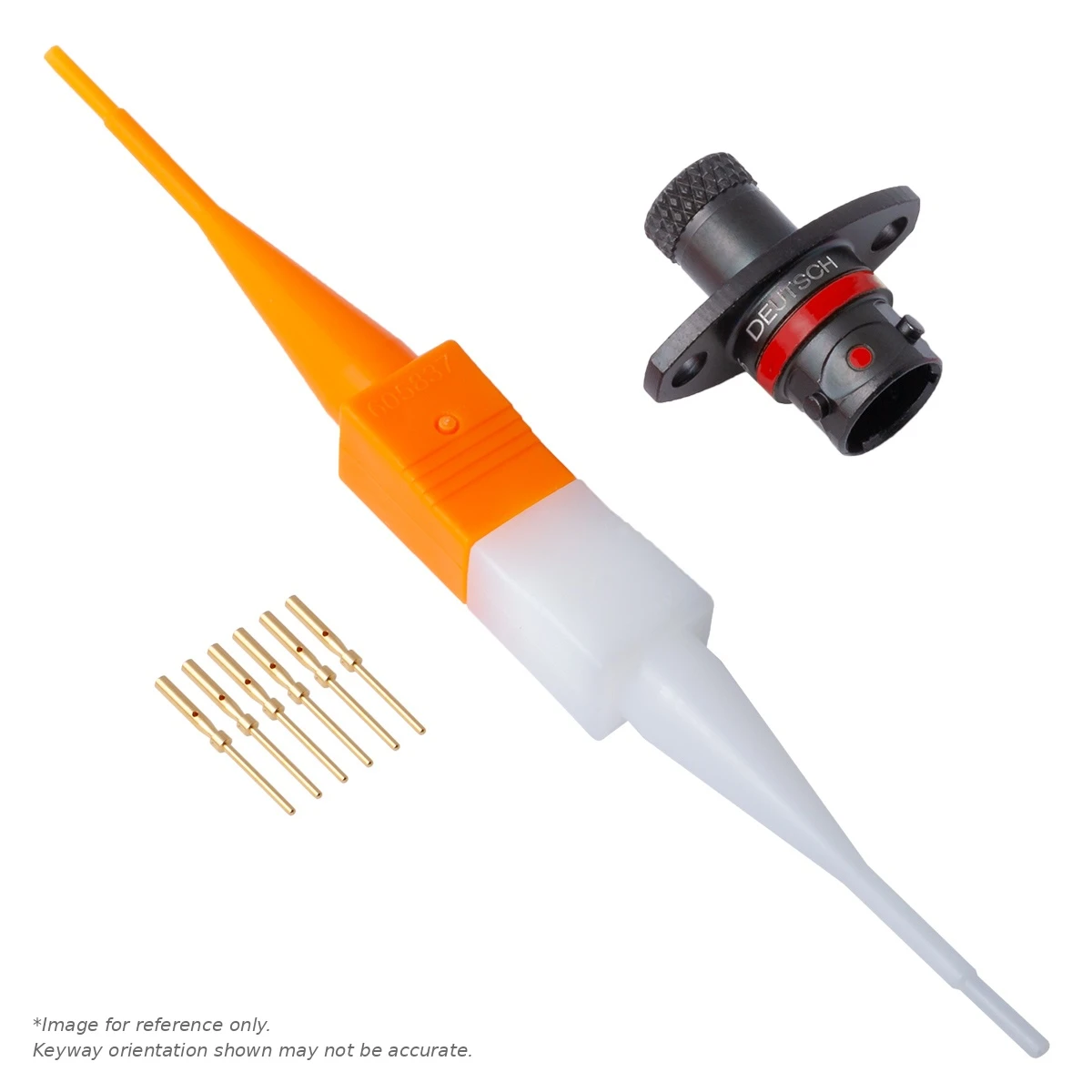 ASX,5 WAY,PIN,FLG,N KEY,RED - ASX002-05PN-HE