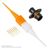ASX,6 WAY,PIN,FLG,C KEY,ORANGE - ASX002-06PC-HE