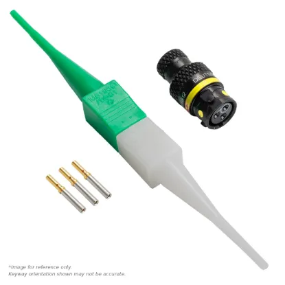 ASX,3 WAY,INLINE,PIN,A KEY,YELLOW - ASX102-03PA-HE