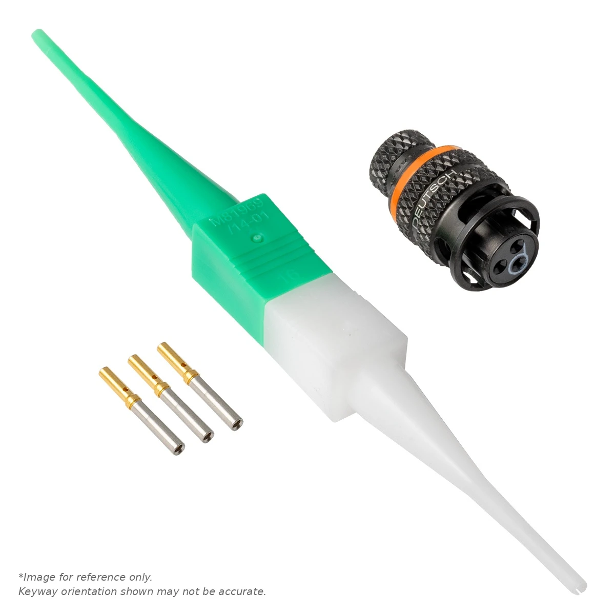 ASX,3 WAY,PLG,SKT,C KEY,ORANGE - ASX602-03SC-HE