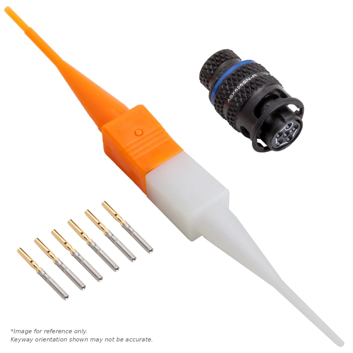 ASX,6 WAY,PLG,SKT,B KEY,BLUE - ASX602-06SB-HE