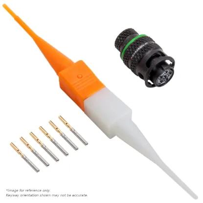 ASX,6 WAY,PLG,SKT,D KEY,GREEN - ASX602-06SD-HE